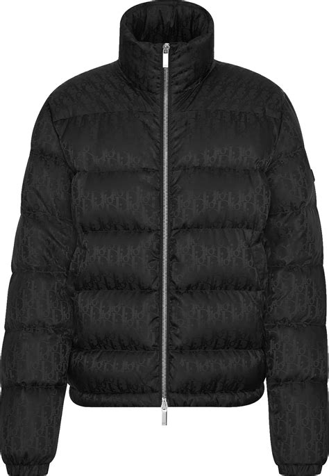 dior oblique puffer jacket.